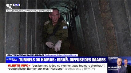 Gaza: l'armée israélienne dévoile des images d'un tunnel du Hamas
