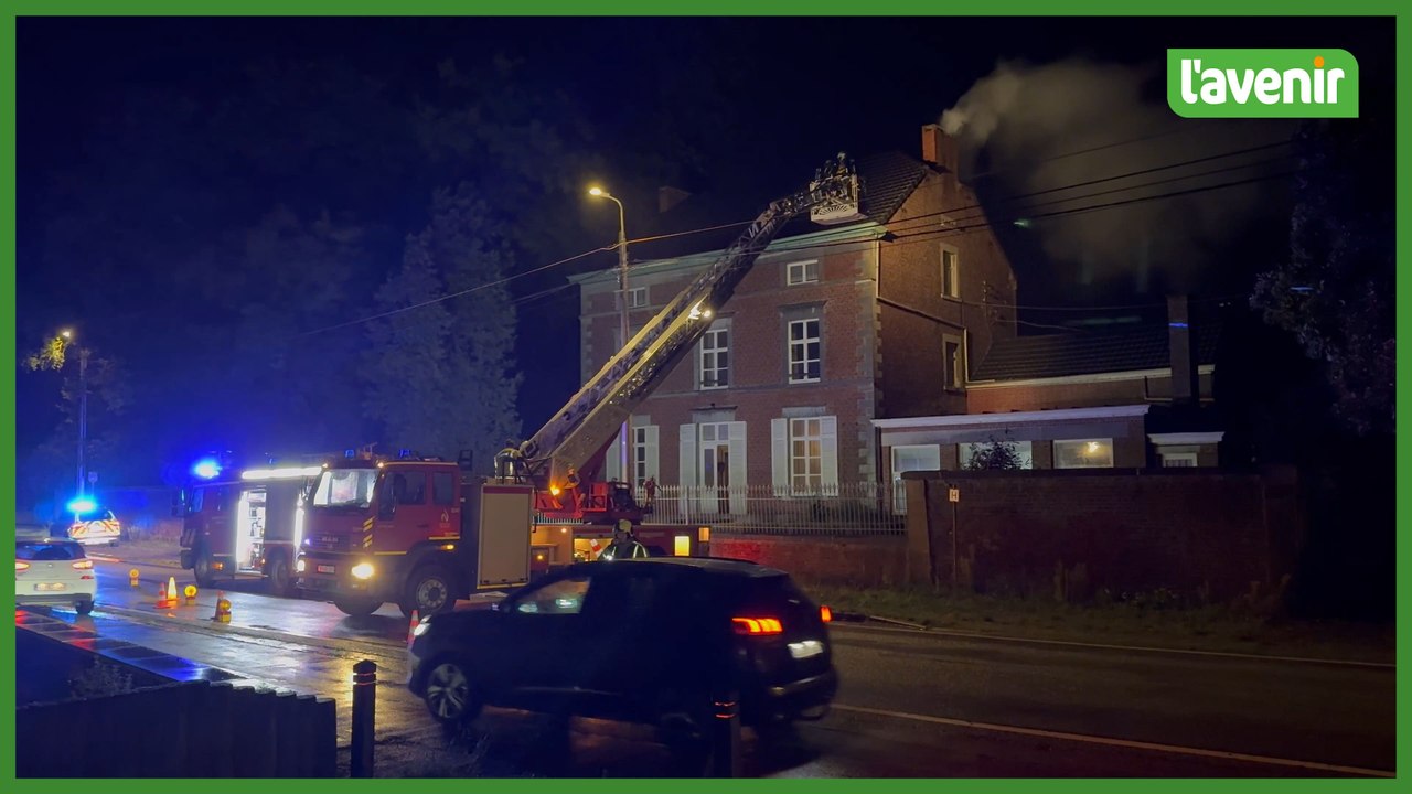 Incendie à Wasseiges