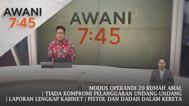 AWANI 7:45 [11/09/2024] – Modus operandi 20 rumah amal | Tiada kompromi pelanggaran undang-undang | Laporan lengkap Kabinet | [istol dan dadah dalam kereta