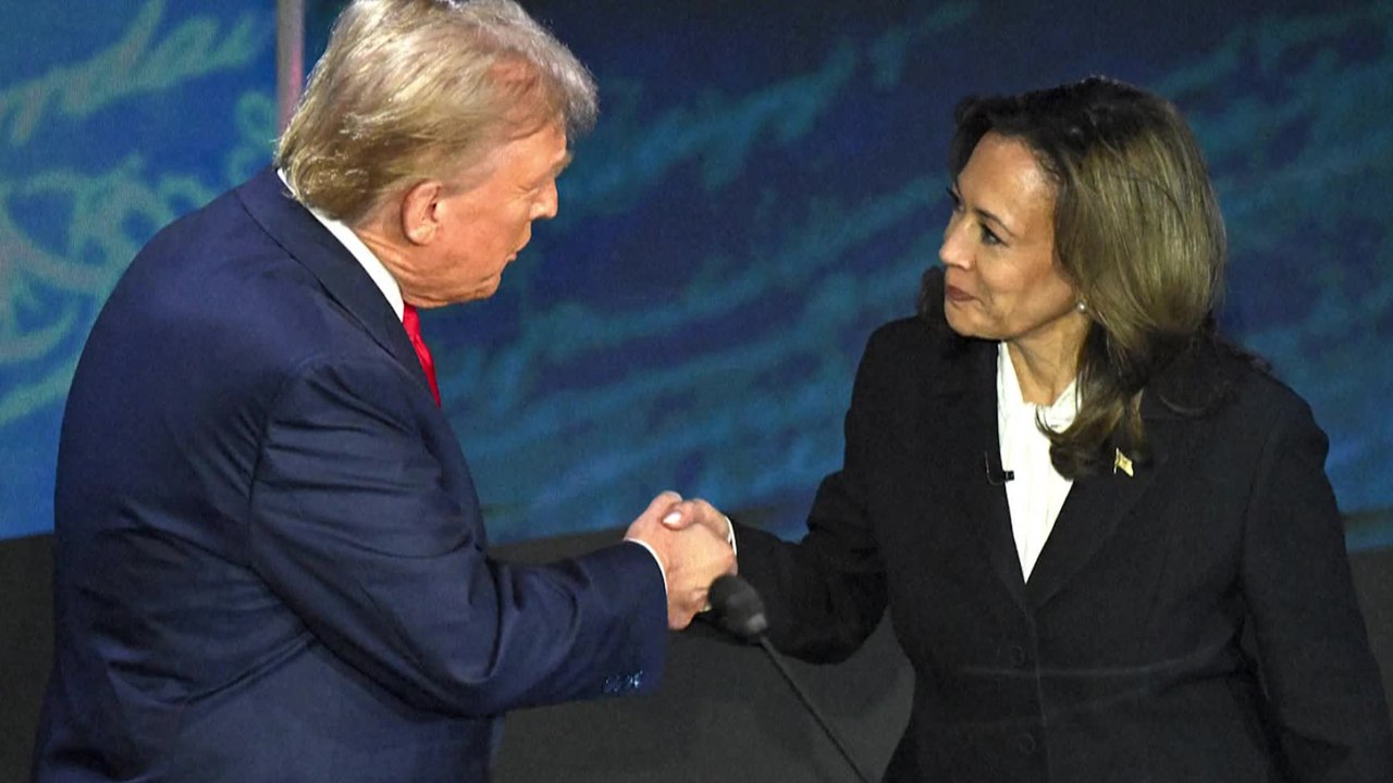 Donald Trump claims debate with Kamala Harris was best ever ‘especially since it was THREE ON ONE!’