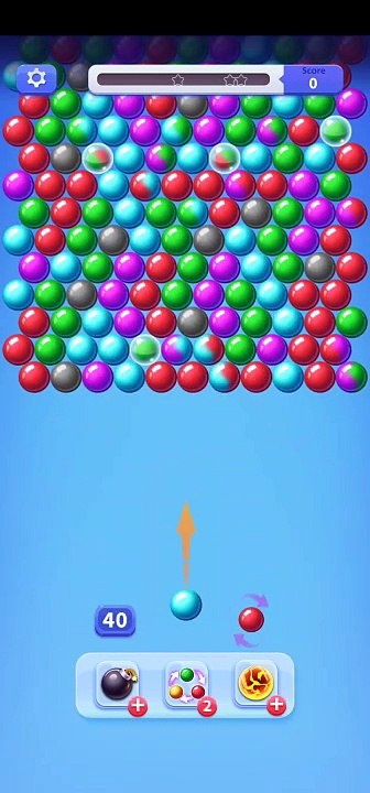 Bubble shooter game