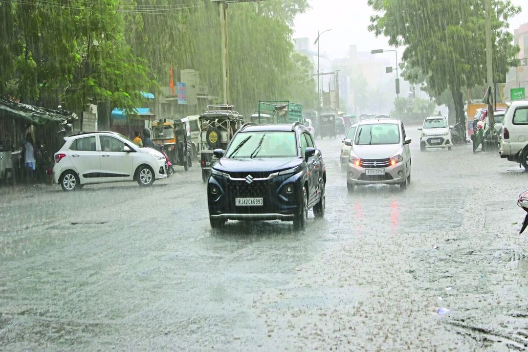 छीपाबड़ौद में 3 इंच बारिश, कोटा में बादल छाए रहे