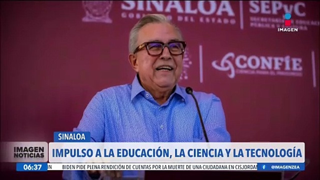Rubén Rocha Moya inaugura las oficinas generales del Colegio de Bachilleres de Sinaloa