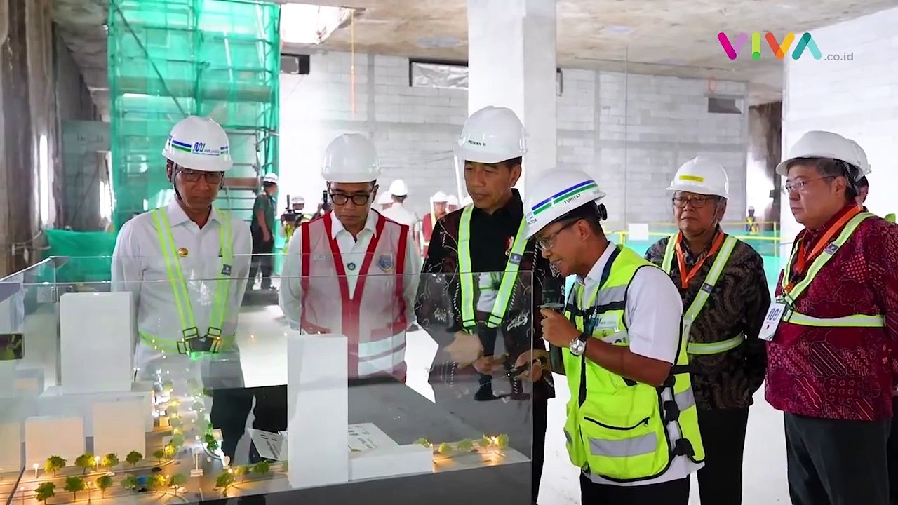 Peresmian Langsung 21 Stasiun MRT Jakarta Oleh Presiden Joko