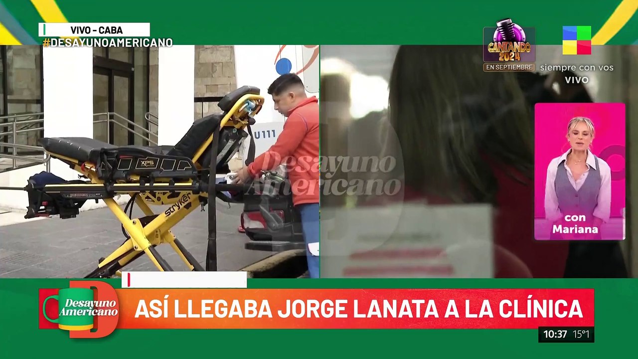 Imágenes exclusivas del traslado de Jorge Lanata: Elba Marcovecchio y su ex Sara lo acompañaron
