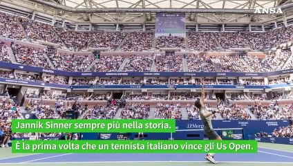 Immenso Sinner, batte Fritz in tre set e vince gli Us Open