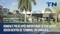Homem é preso após importunar sexualmente jovem dentro de terminal em Cariacica