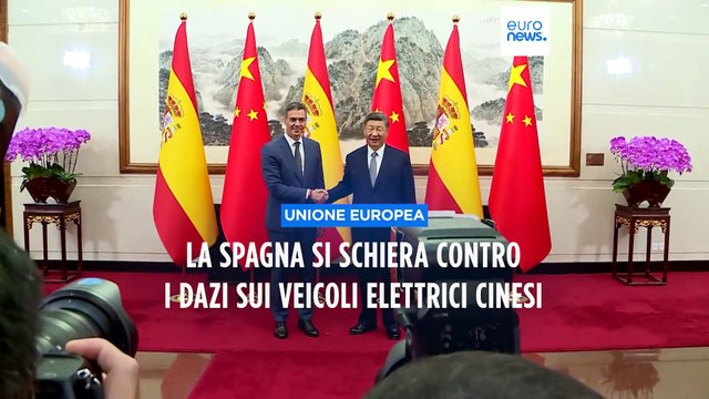 Sánchez esorta l'Ue a riconsiderare i dazi sulle auto elettriche cinesi