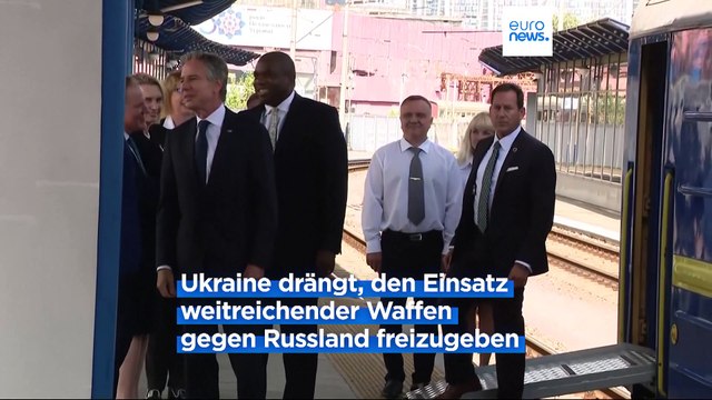 Blinken und Lammy in Kiew: Darf Ukraine weitreichende Waffen gegen Russland einsetzen?