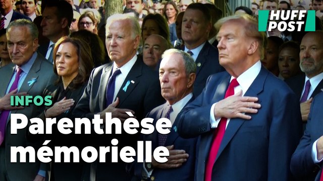 Attentats du 11-Septembre : Trump, Harris et Biden réunis dans un rare moment de communion