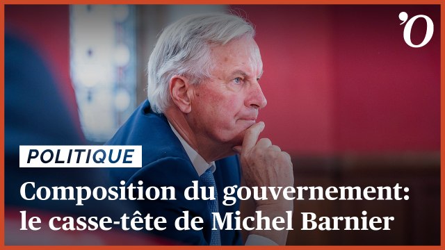 Composition du gouvernement: un casse-tête pour Michel Barnier