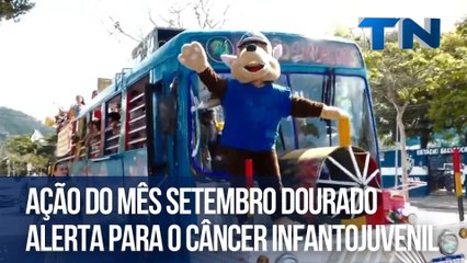 Ação do mês setembro dourado alerta para o câncer infantojuvenil