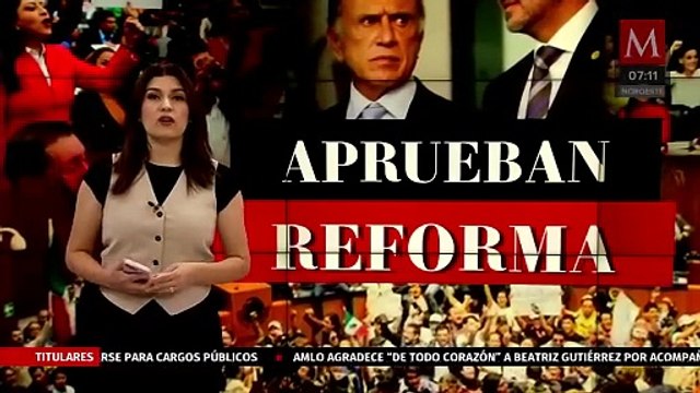 Sheinbaum celebra aprobación de reforma judicial y felicita a senadores