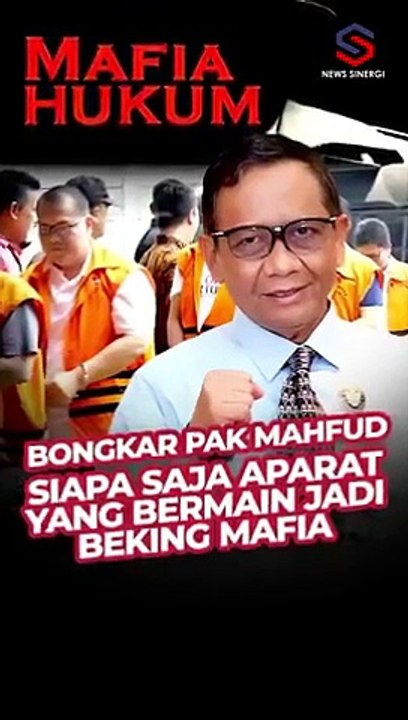 MAHFUD: KORUPSI HILANG ITU KUNCINYA DI PUCUK PIMPINAN YANG MEMIMPIN NEGARA
