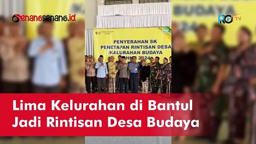 Lima Kelurahan di Bantul Jadi Rintisan Desa Budaya