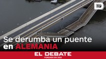 Un puente se derrumba en la ciudad alemana de Dresde