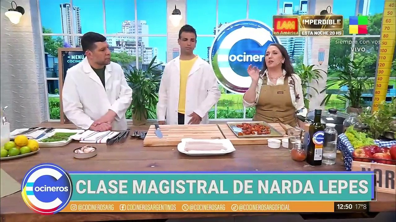 NARDA LEPES y sus mejores consejos para cocinar un buen pescado 