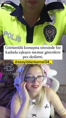 Canlı yayında bir kadına cinsel içerikli hareketler yapan polis açığa alındı