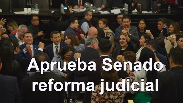 Aprueba Senado reforma constitucional al poder judicial con voto de Yunes