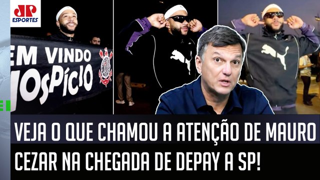 ISSO ME CHAMOU A ATENÇÃO! O Depay CHEGOU ao Brasil fazendo... Mauro Cezar FALA sobre o Corinthians