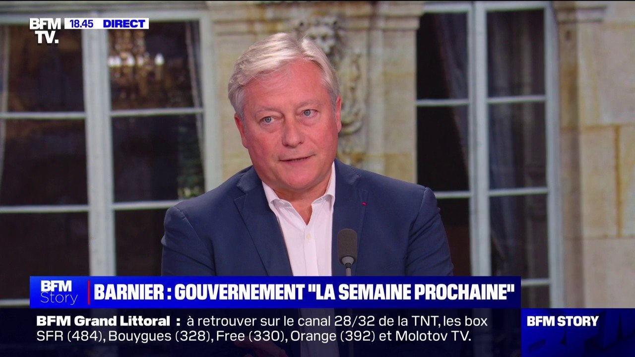Gouvernement Barnier: "Tous ceux qui aiment la France et qui pensent que la République doit sortir de l'ornière (…) doivent s'engager", estime Laurent Hénart, président du Parti radical