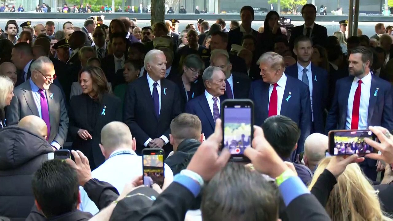 Trump und Harris gedenken gemeinsam in New York der Anschläge vom 11. September