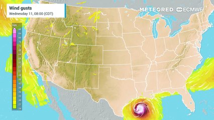 Hurricane Francine Approaching Coast 🌪️