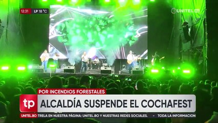 “No podemos estar festejando mientras hay dolor, hay luto”, Alcaldía de Cochabamba suspende el CochaFest