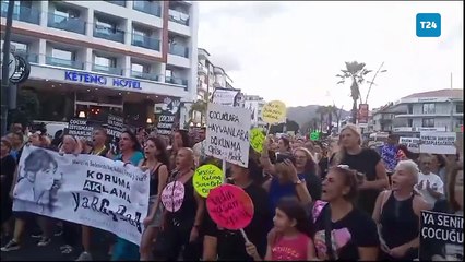 Marmaris Narin için yürüdü: Narin'in hesabı sorulacak!