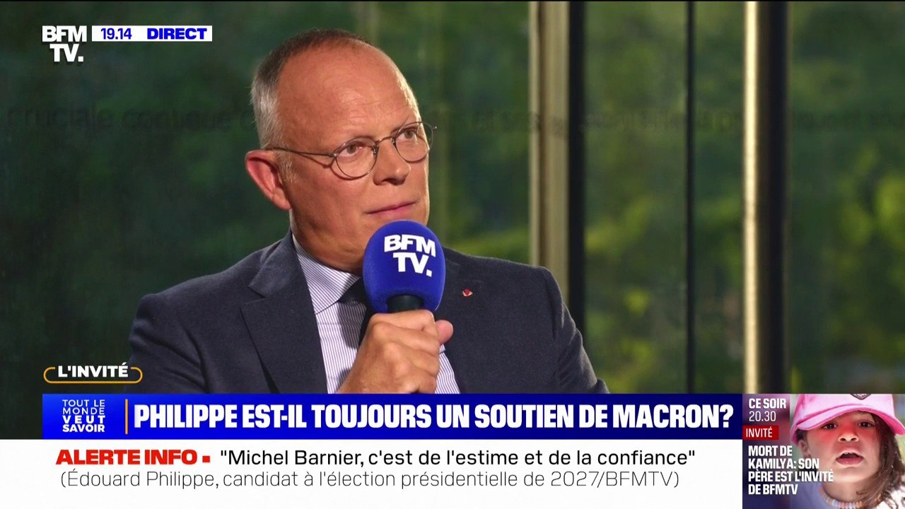 Édouard Philippe: "Quand je ne suis pas d'accord avec Emmanuel Macron, je le lui dis (...) Il m'écoute, mais parfois il prend des décisions qui ne correspondent pas à ce que je dis"