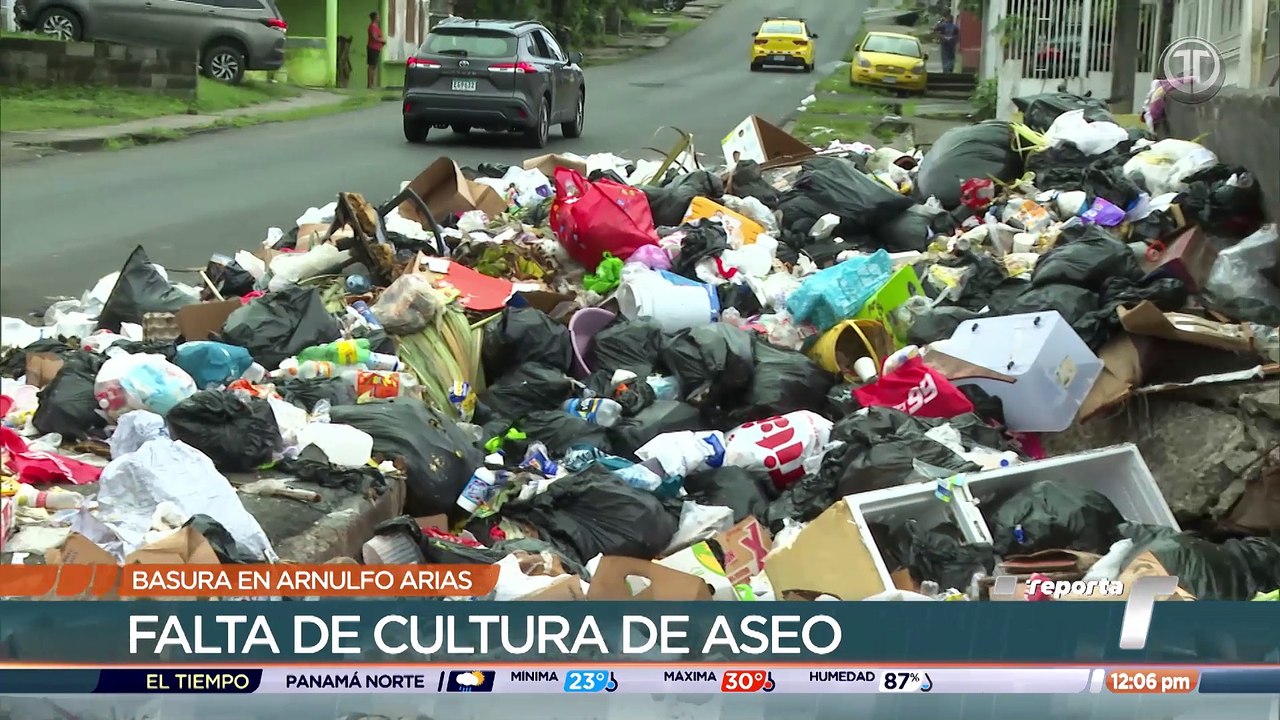 Residentes de Arnulfo Arias piden sanciones para quienes arrojan basura en las calles
