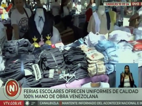 Emprendedores nacionales comercializan productos de calidad en las ferias escolares del país
