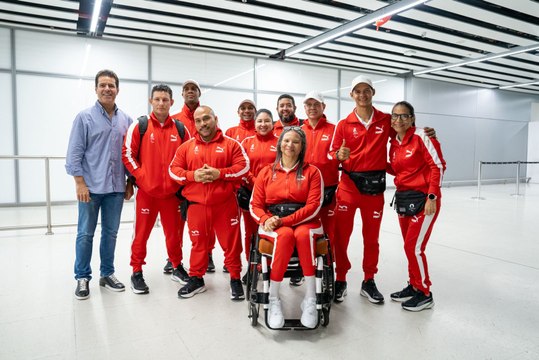 Llegada de la delegación de Panamá que participó en los Juegos Paralímpicos París 2024