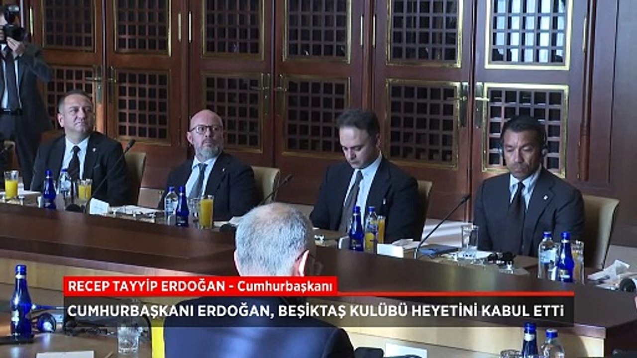 Cumhurbaşkanı Erdoğan, Beşiktaş Kulübü heyetini kabul etti