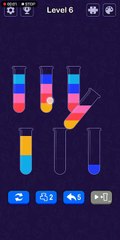 Water Sort - Color Puzzle Game - Think with Water Sort - Puzzle Level 06