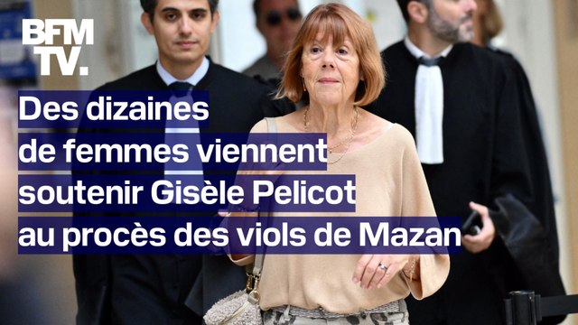 Viols de Mazan: des dizaines de femmes viennent soutenir Gisèle Pelicot lors du procès