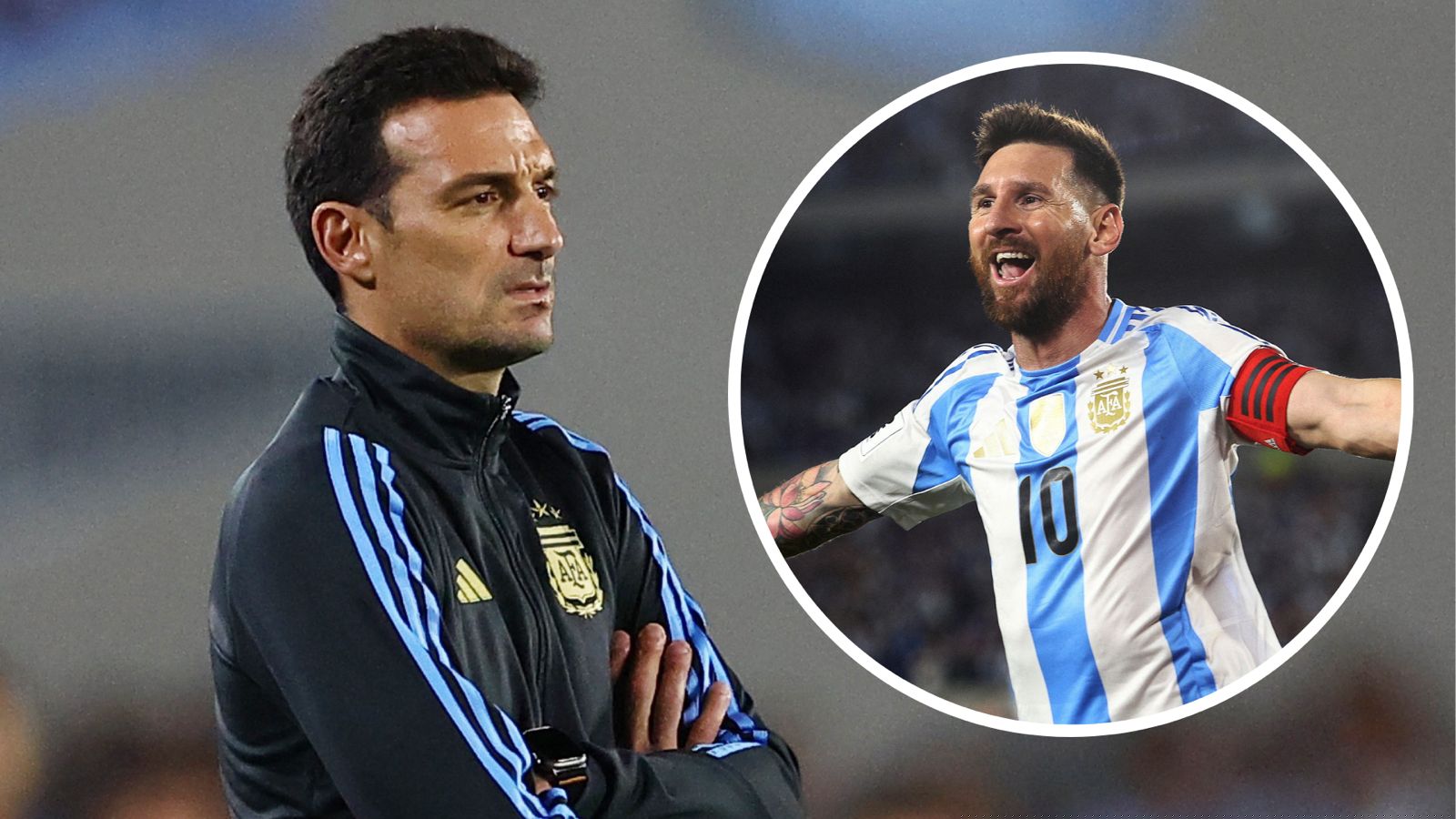 Lionel Scaloni explains Messi's absence from the national team