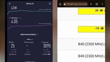 AW1000 (Quectel RG500Q) vs Zowee H155 (Balong 5000) 4G 2CA speed test