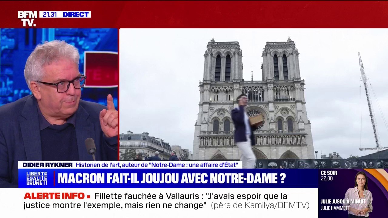 Vitraux de Notre-Dame: "Emmanuel Macron veut marquer son quinquennat", pour l'historien de l'art Didier Rykner