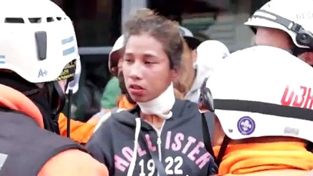Una mujer fue herida con una bala de goma por las fuerzas de seguridad durante la marcha de jubilados contra el veto de Javier Milei