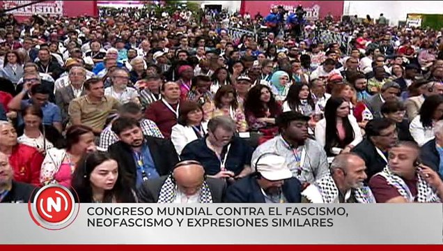 Primer Vpdte. del PSUV, Diosdado Cabello participó en el Congreso Mundial contra el Fascismo