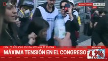 La policía le tiró gas lacrimógeno a una nena de 10 años que se encontraba en el Congreso