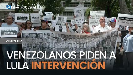 Venezolanos piden a Lula intervención ante represión