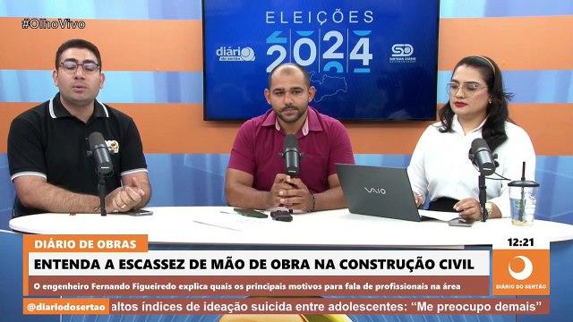 Baixos salários e forte trabalho braçal têm afastado profissionais da construção civil, diz engenheiro