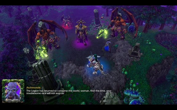 Tyrande Whisperwind all dialogue/cutscenes warcraft 3 reforged
