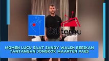 Momen Lucu Maarten Paes Berhasil Lakukan Tantangan Jongkok dari Sandy Walsh