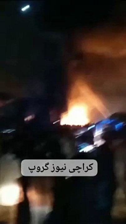 A fire abrupt in a building | Five  fire are trying to overcome|