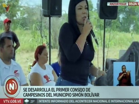 Anzoátegui | Productores presentan su mapa de necesidades en el Primer Consejo de Campesinos