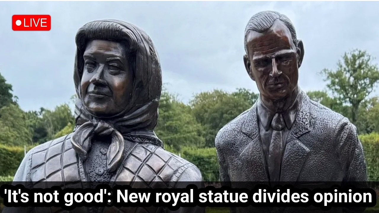 'It's not good': New royal statue divides opinion | BBC news live | Google news live
