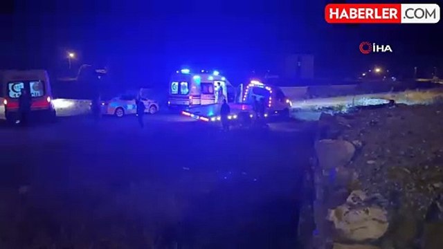 Köpeğe çarpmamak için manevra yapan araç 50 metre uçtu: 2 yaralı
